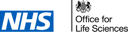 NHS and Office for Life Sciences logo