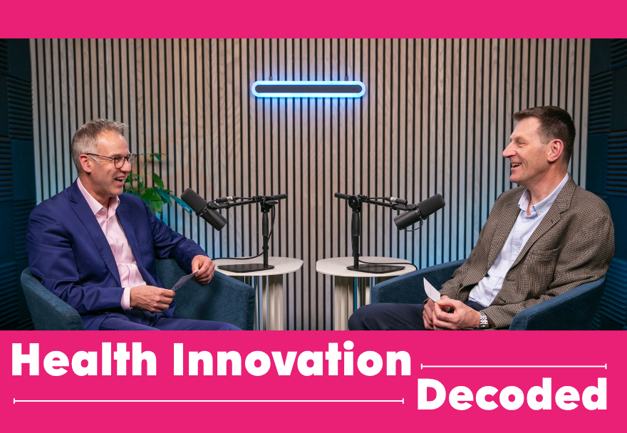 Frank Ratcliff (Director of Delivery) and Peter Rhodes (Senior Programme Manager) in discussion