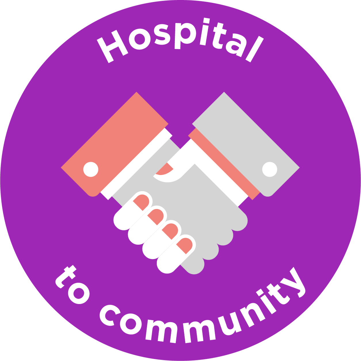 Hospital to community icon